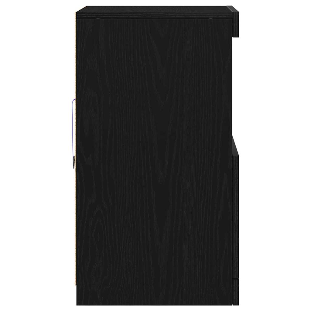 Buffet Chêne noir 41 x 37 x 67 cm Bois d'ingénierie - XIOS