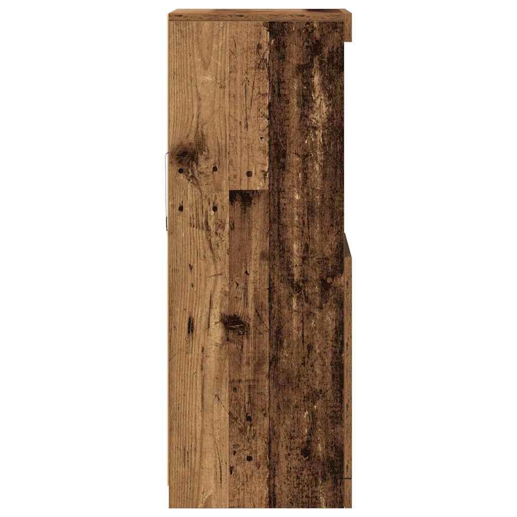 Buffet LED Bois ancien 41 x 37 x 100 cm Bois d'ingénierie - XIOS
