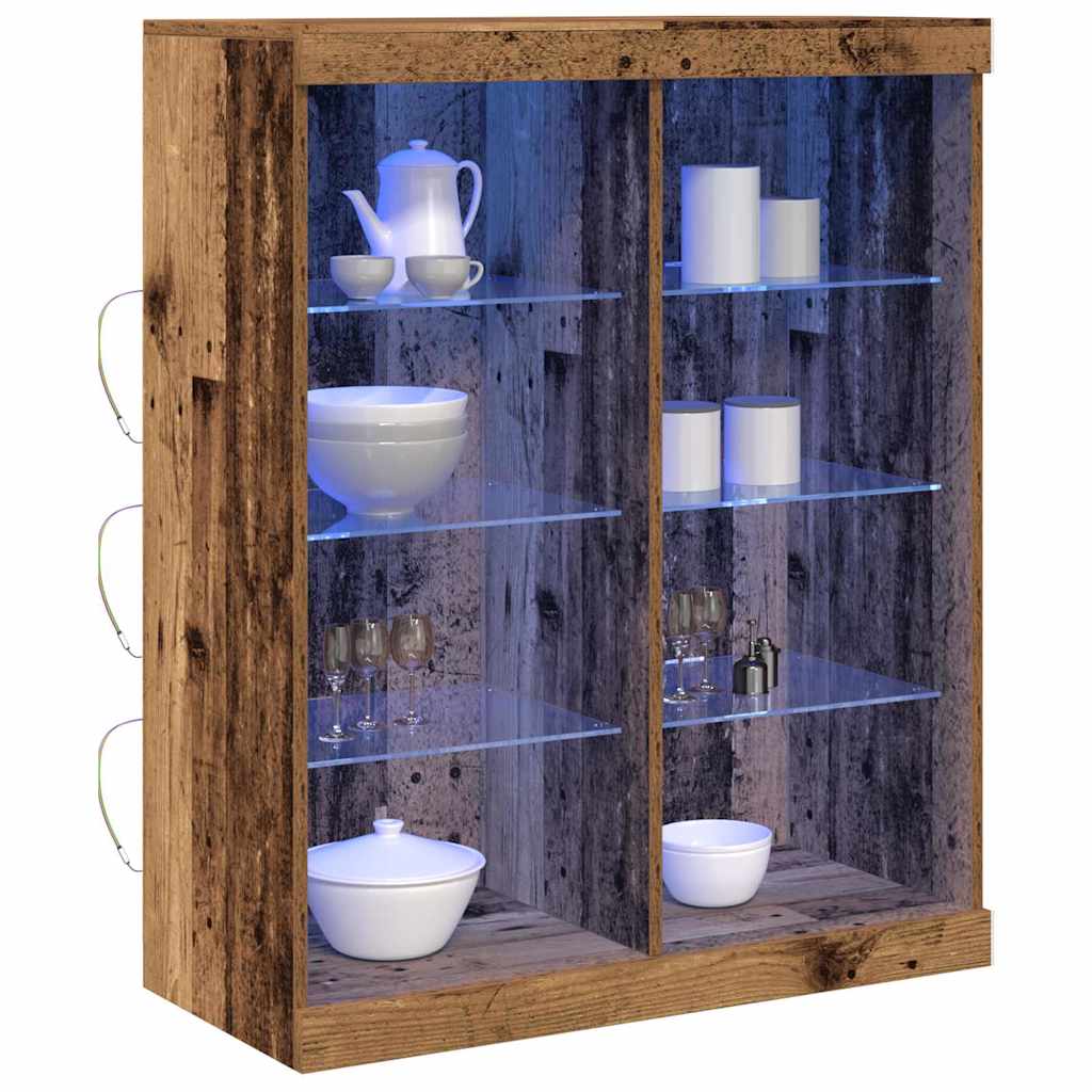 Buffet LED Bois ancien 41 x 37 x 100 cm Bois d'ingénierie - XIOS