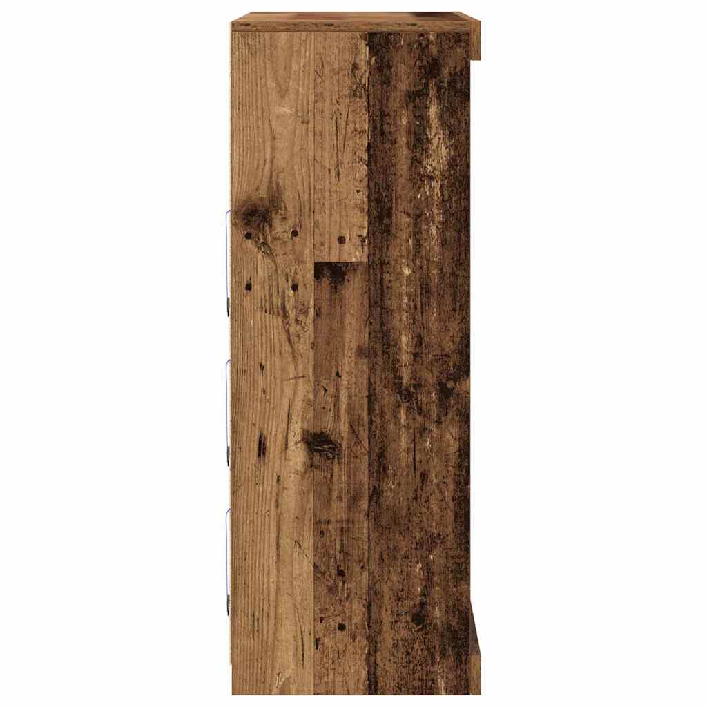 Buffet LED Bois ancien 41 x 37 x 100 cm Bois d'ingénierie - XIOS