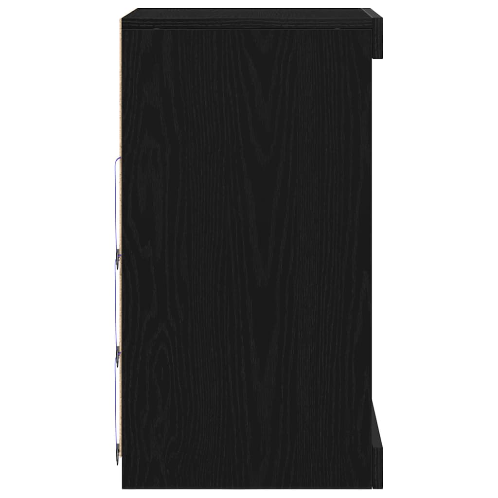 Buffet Chêne noir 41 x 37 x 67 cm Bois d'ingénierie - XIOS