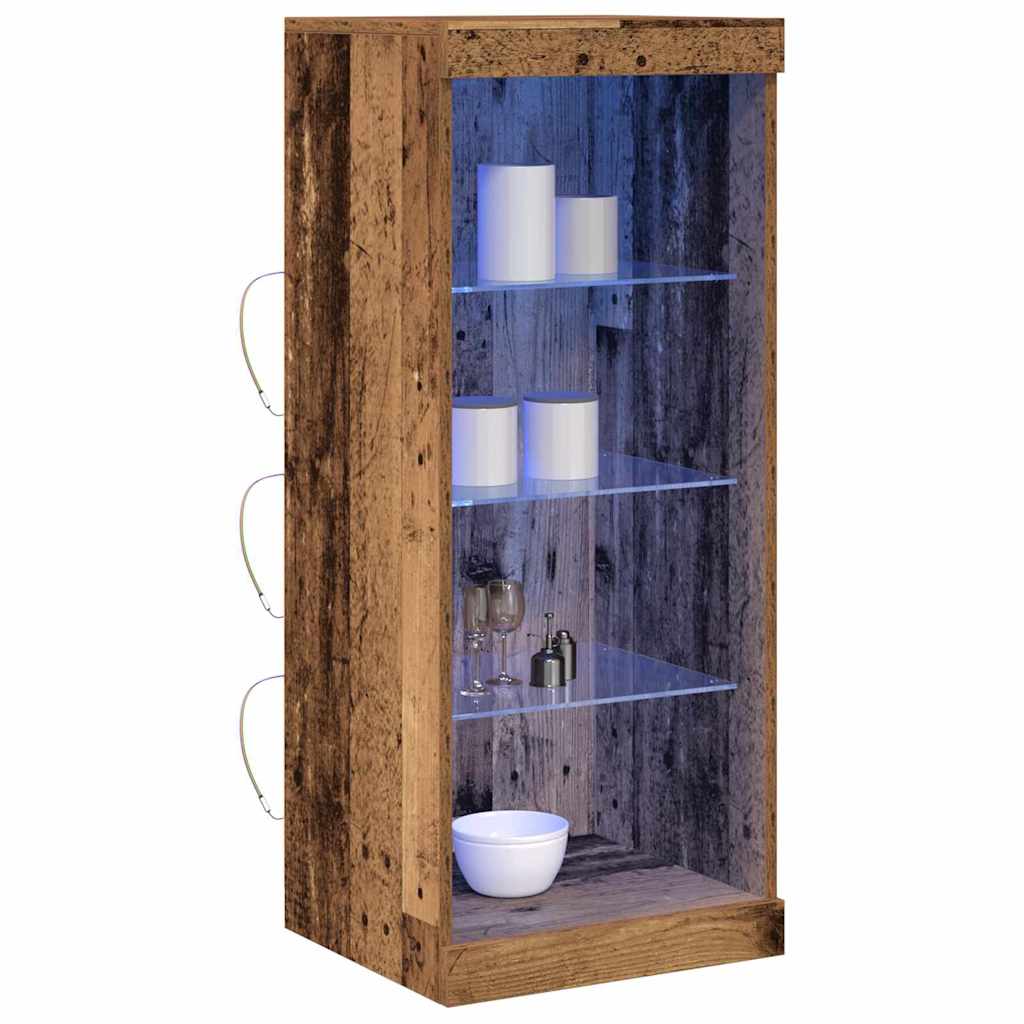Buffet LED Bois ancien 41 x 37 x 100 cm Bois d'ingénierie - XIOS