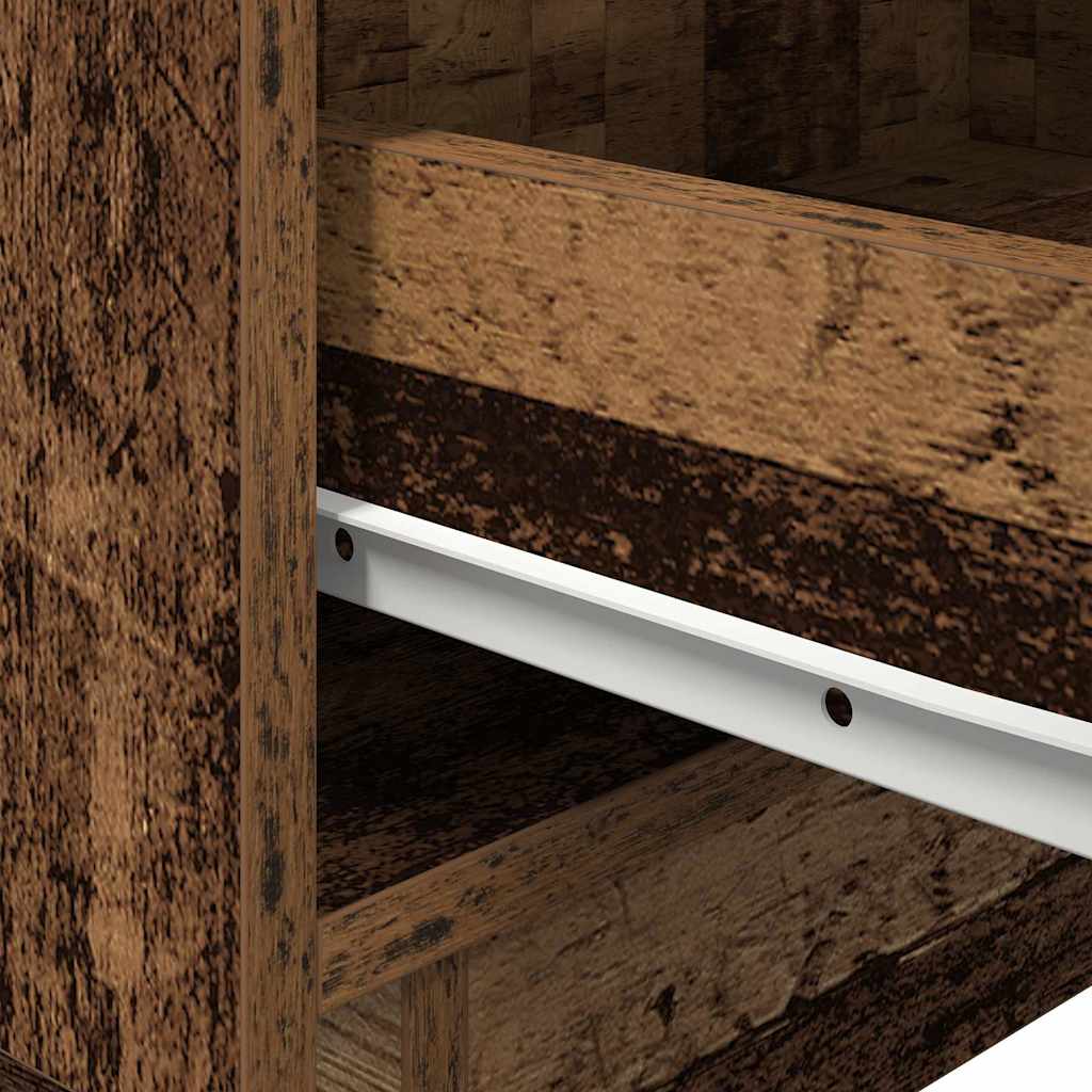 Cabinet de chevet avec tiroir 2 pcs Bois ancien 45 x 40 x 55 cm - XIOS