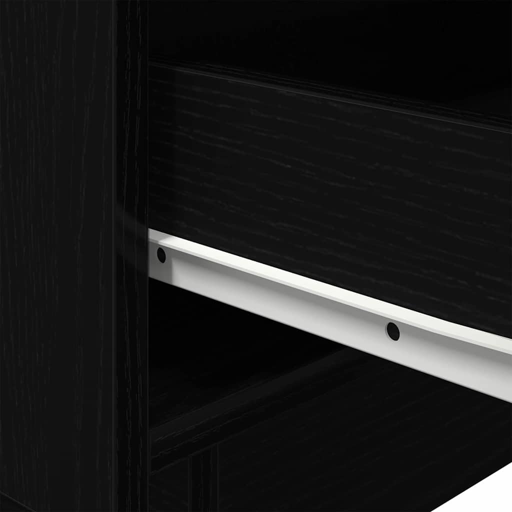 Cabinet de chevet Chêne noir 45 x 40 x 55 cm Bois d'ingénierie - XIOS