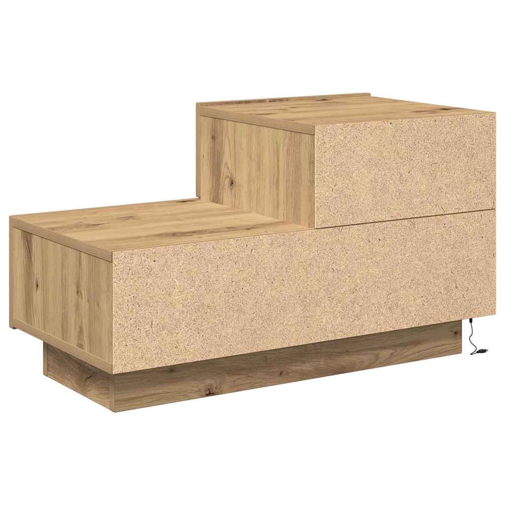 Cabinet de chevet Chêne artisanal 70 x 36 x 40,5 cm