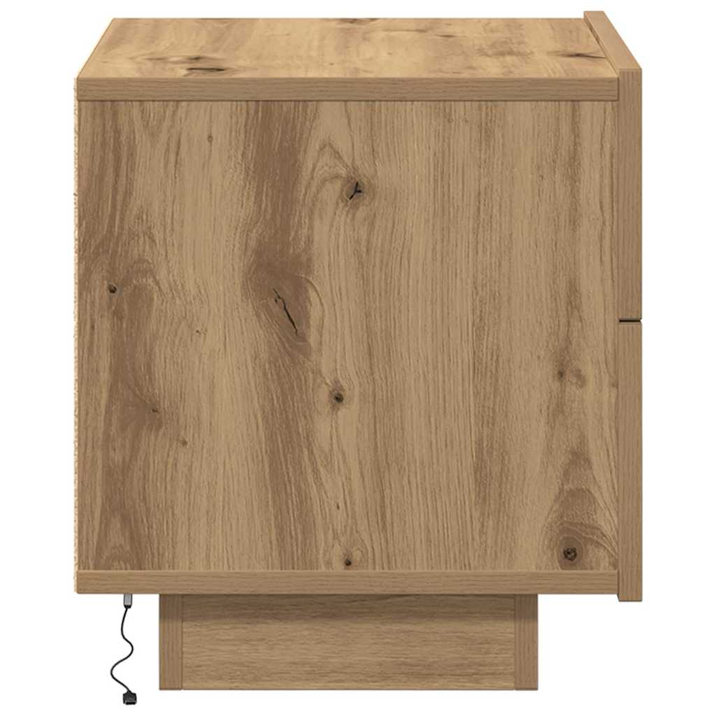 Cabinet de chevet Chêne artisanal 70 x 36 x 40,5 cm