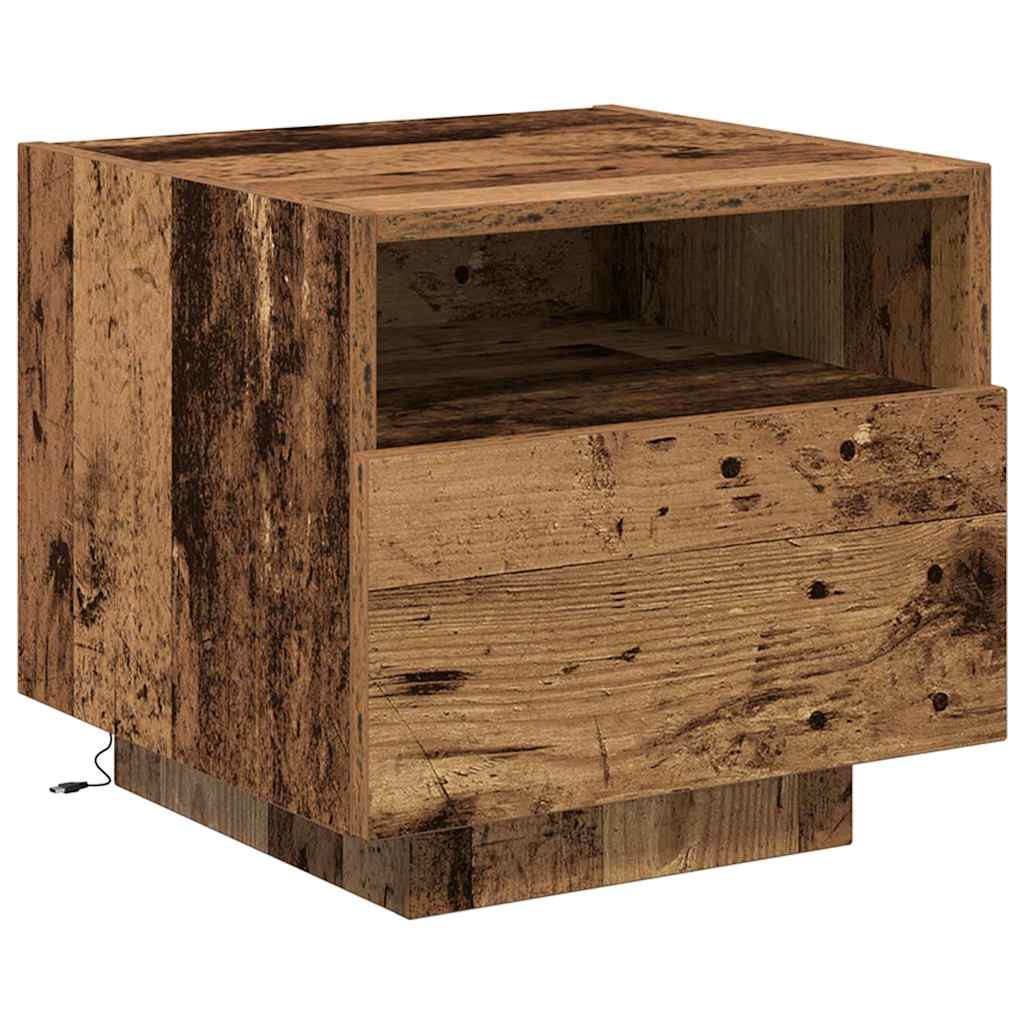 Meuble de Chevet Bois ancien 40 x 39 x 37 cm Bois d'ingénierie
