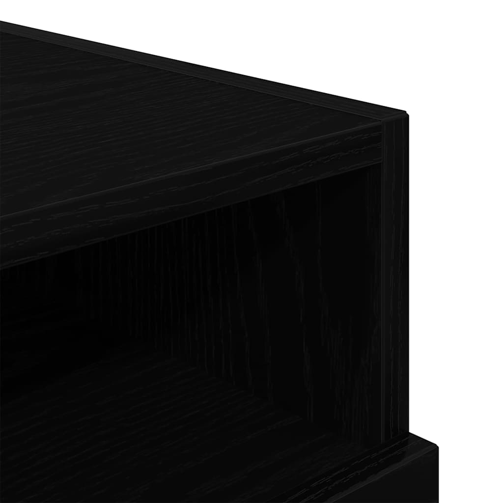 Cabinet de chevet Chêne noir 40 x 39 x 37 cm Bois d'ingénierie - XIOS