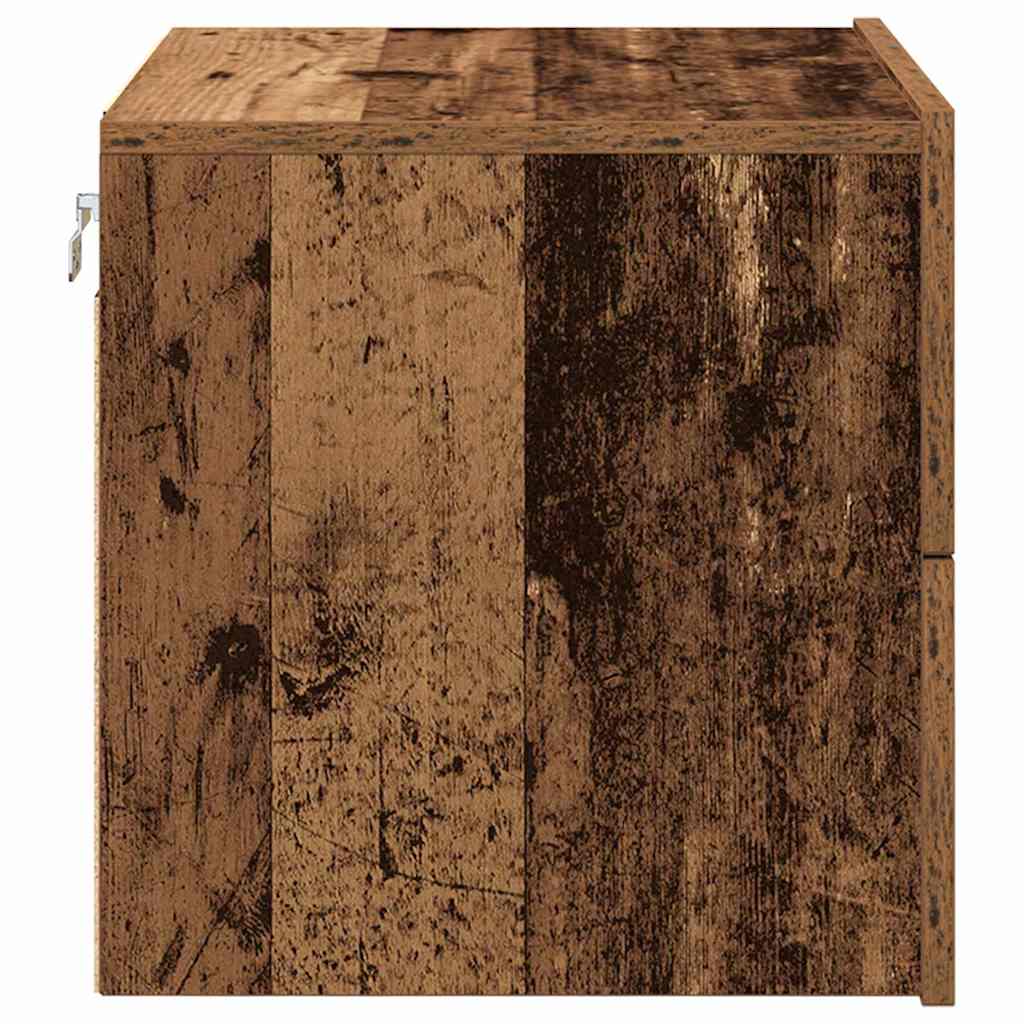 Cabinet de chevet Bois ancien 50 x 39 x 41 cm Bois d'ingénierie - XIOS