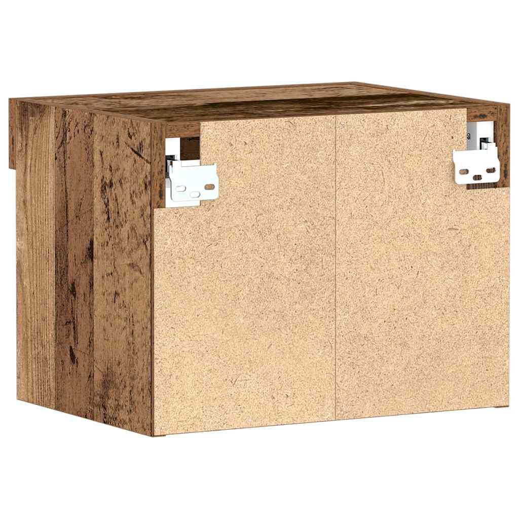Ensemble meuble TV 2 pcs Bois Ancien 40 x 30 x 30 cm