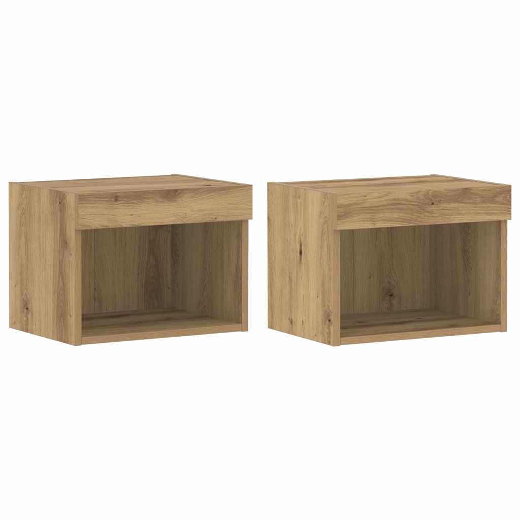Ensemble meuble TV 2 pcs Chêne artisanal 40 x 30 x 30 cm