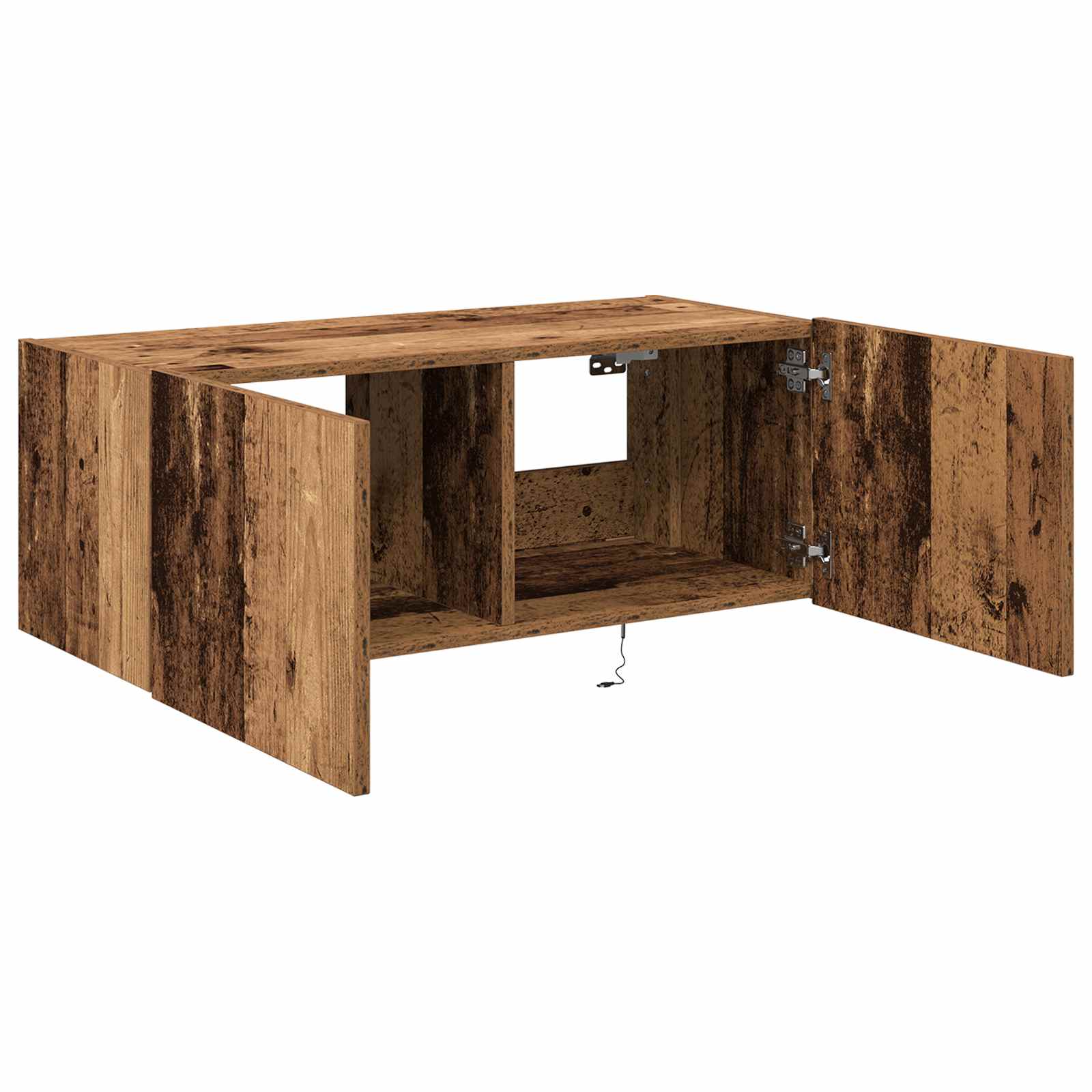 Meuble TV mural 80 x 35 x 31 cm Bois ancien Bois d'ingénierie - XIOS