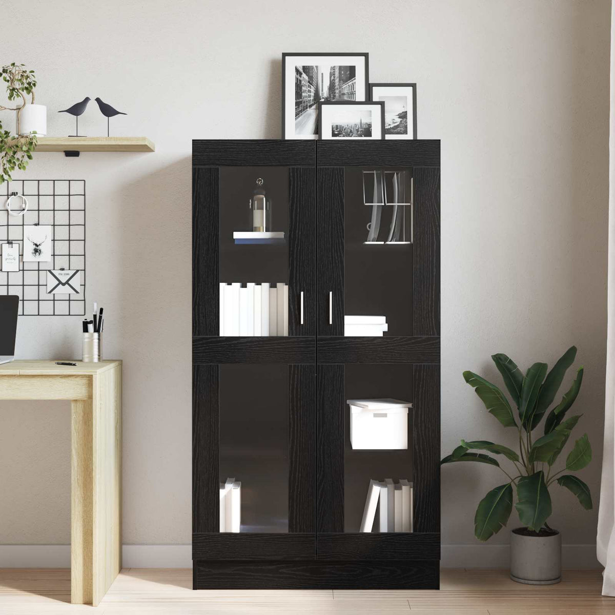 Bibliothèque 4 niveaux 82,5 x 30,5 x 150 cm Bois d'ingénierie - XIOS