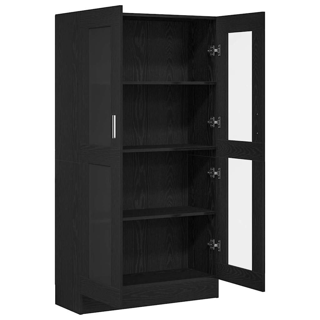 Bibliothèque Chêne noir 82.5 x 30.5 x 150 cm Bois d'ingénierie - XIOS