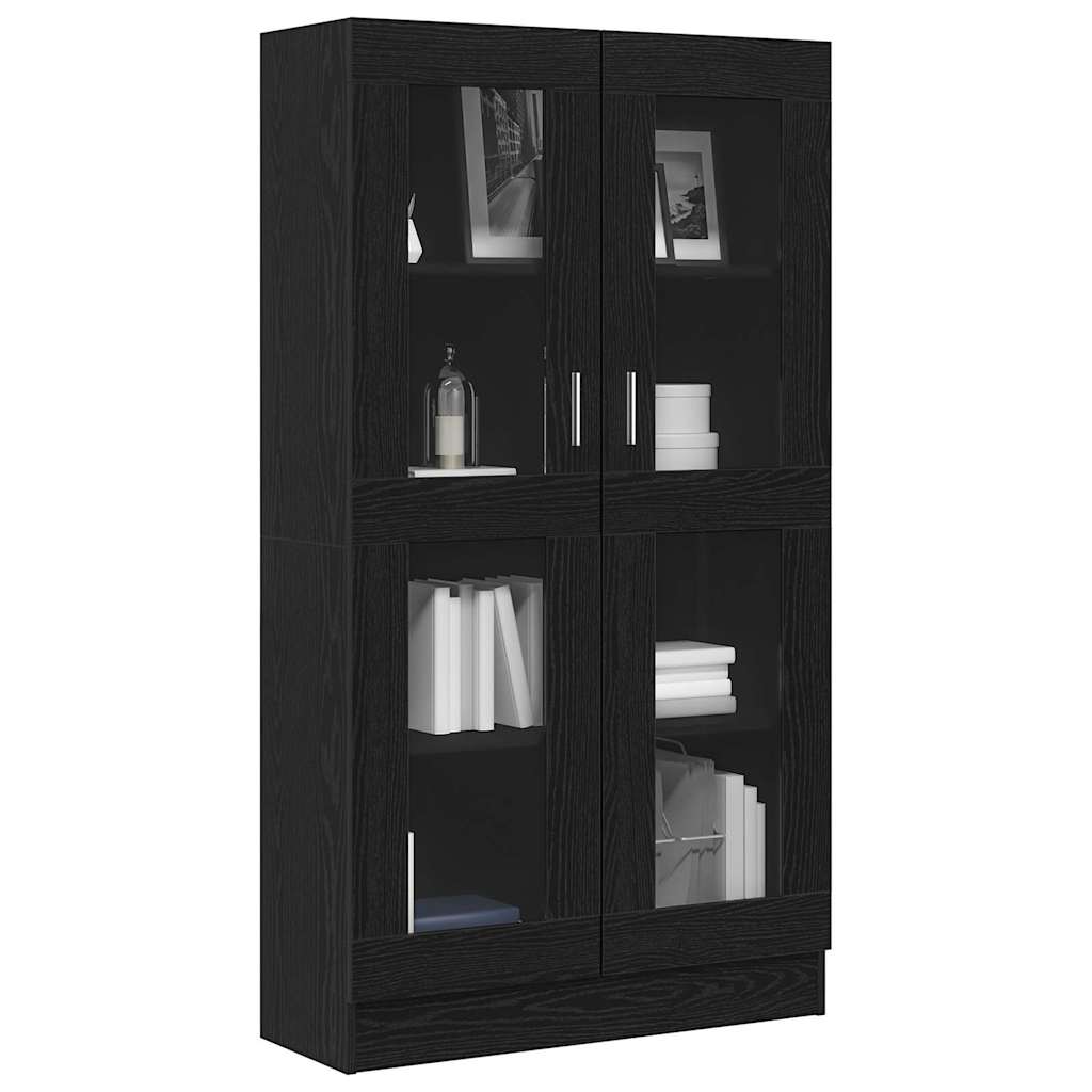 Bibliothèque Chêne noir 82.5 x 30.5 x 150 cm Bois d'ingénierie - XIOS