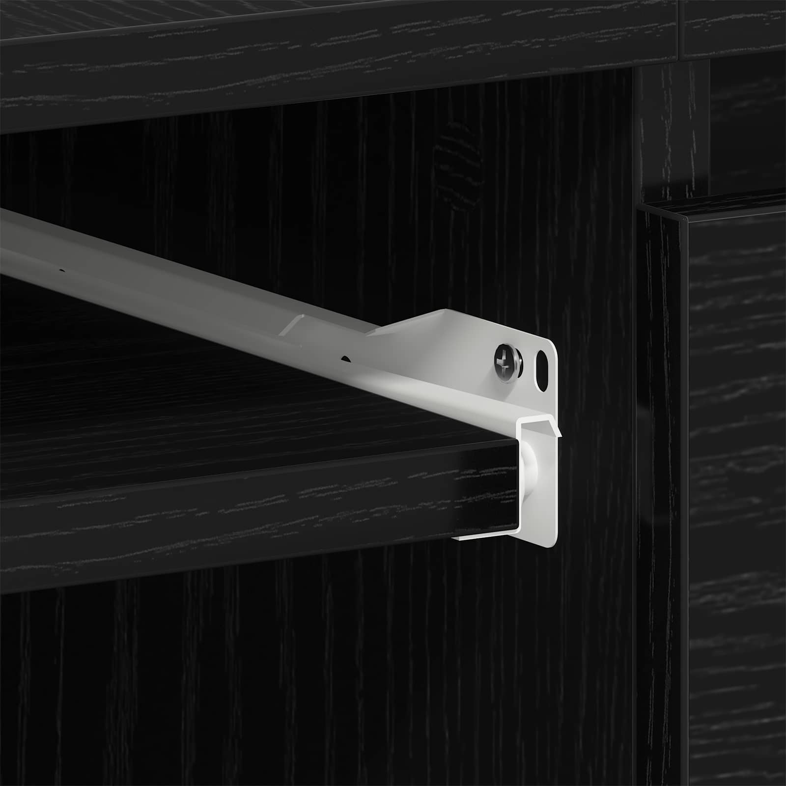 Bureau Chêne noir Bois d'ingénierie 140 x 50 x 76 cm - XIOS