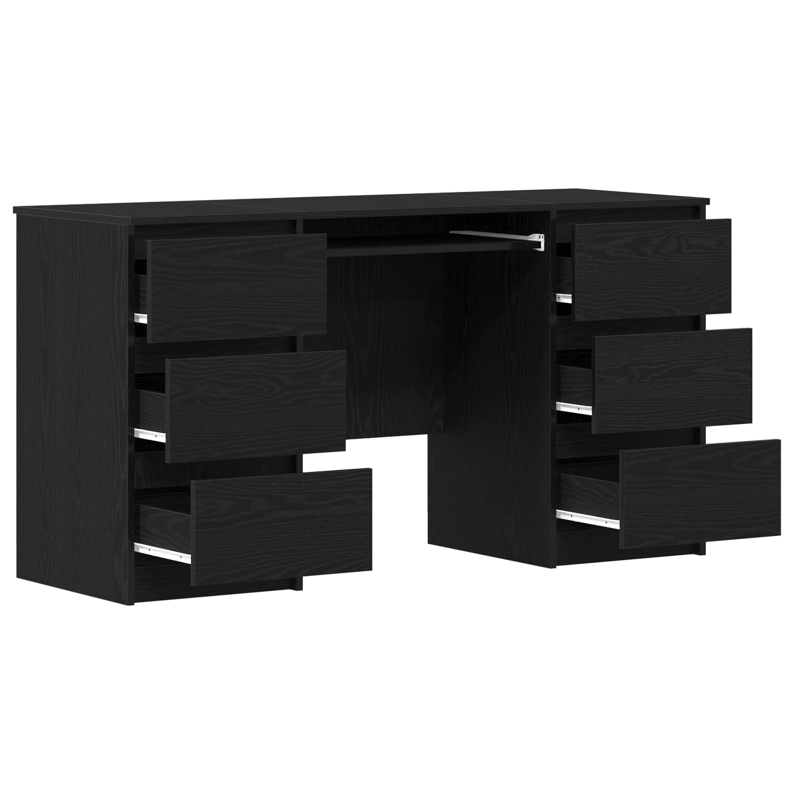 Bureau Chêne noir Bois d'ingénierie 140 x 50 x 76 cm - XIOS