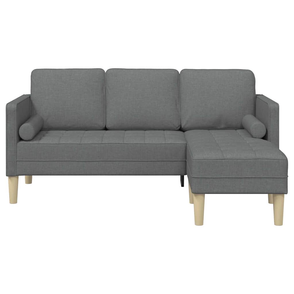 Ensemble de Canapés avec coussin Gris foncé Polyester - XIOS