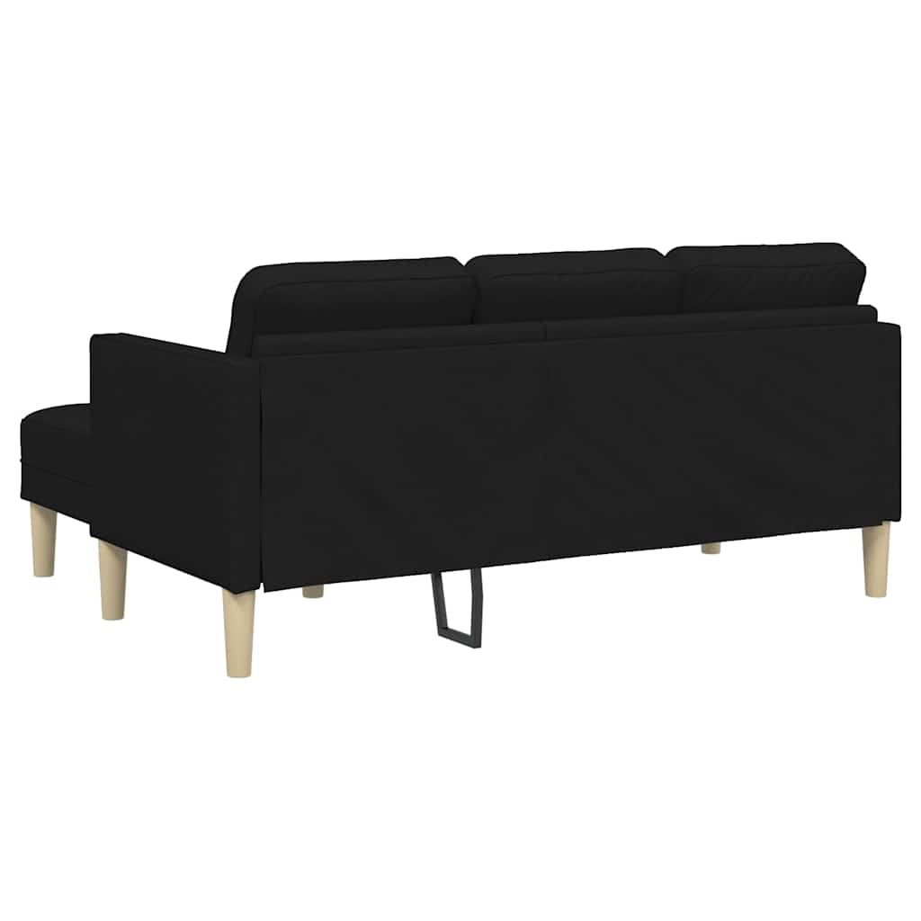 Ensemble de Canapés avec coussin Noir Polyester - XIOS