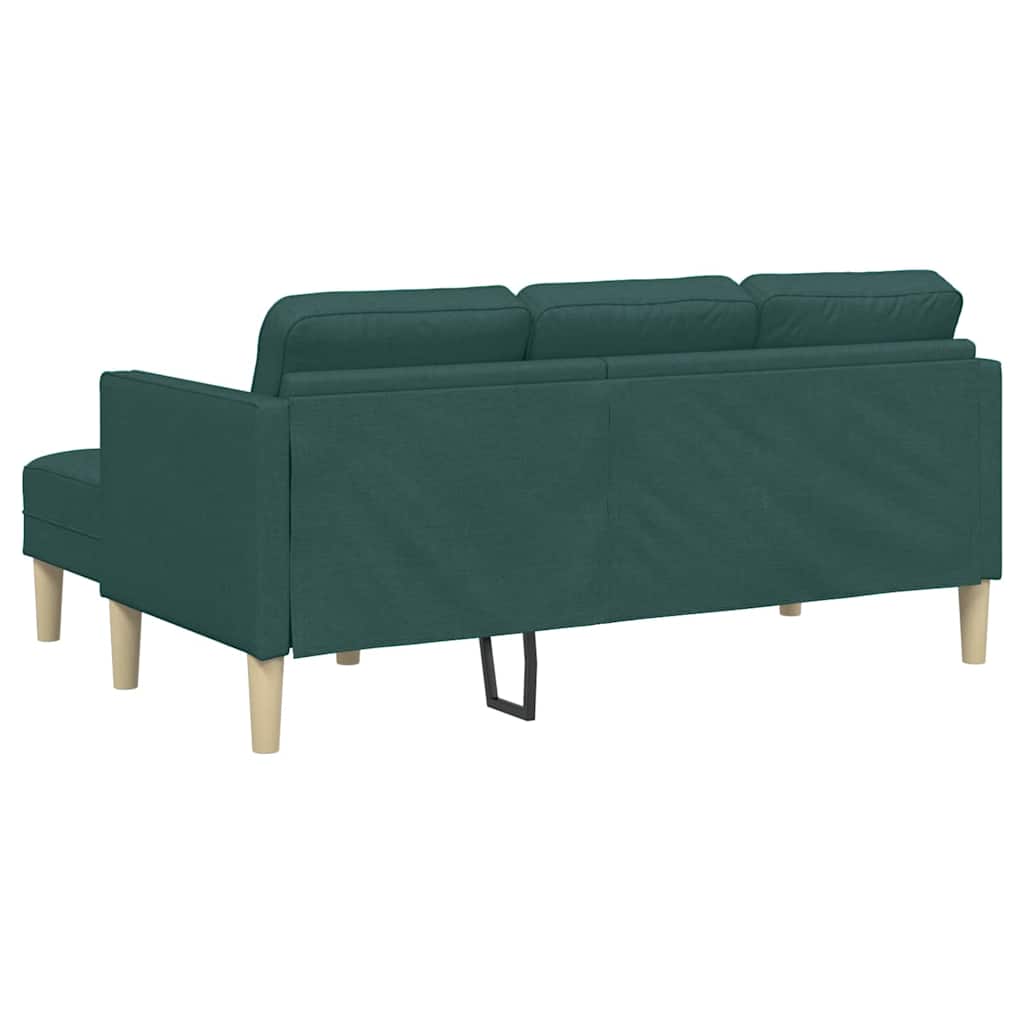 Ensemble de Canapés avec coussin Vert foncé Polyester