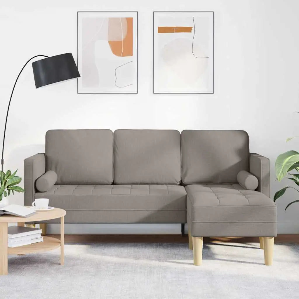 Ensemble de Canapés Taupe 173 x 131 x 67 cm Polyester - XIOS