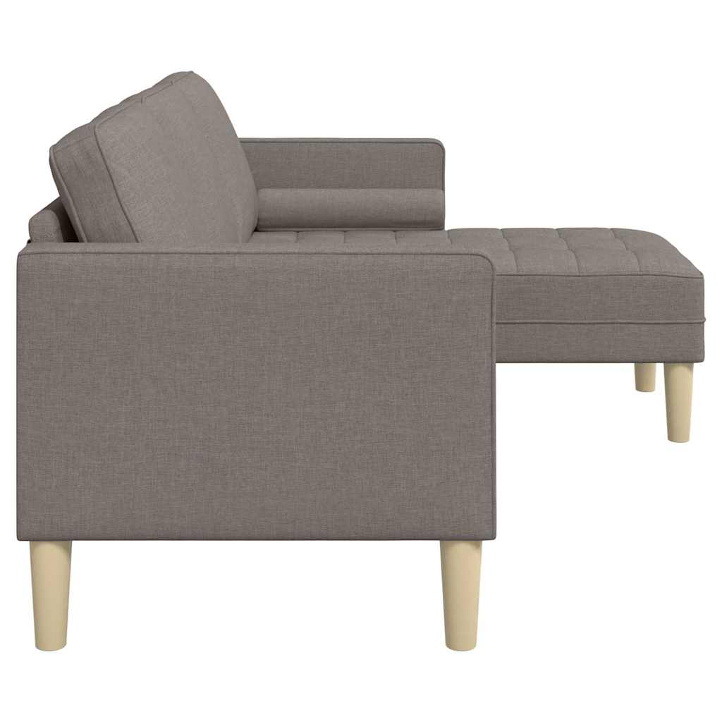 Ensemble de Canapés avec coussin Taupe Polyester - XIOS
