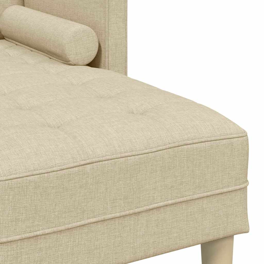 Ensemble de Canapés avec coussin Crème Polyester - XIOS