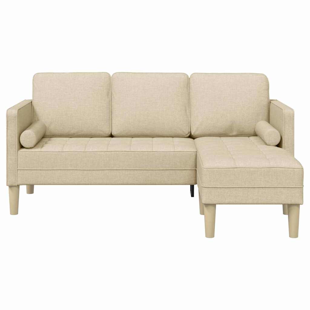 Ensemble de Canapés avec coussin Crème Polyester - XIOS