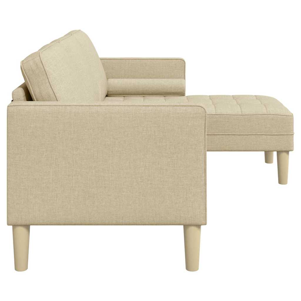 Ensemble de Canapés avec coussin Crème Polyester - XIOS