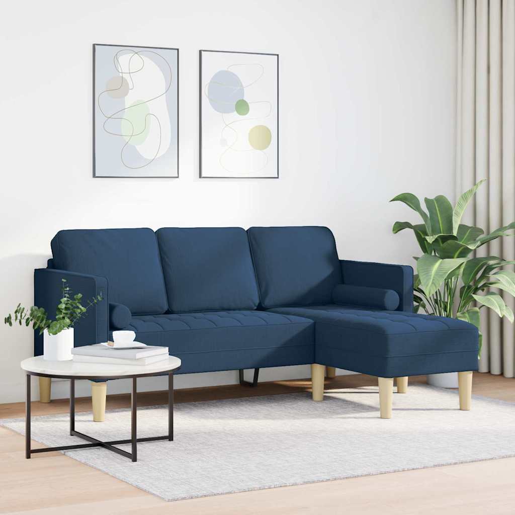 Ensemble de Canapés avec coussin Bleu Polyester - XIOS