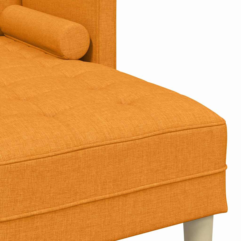Ensemble de Canapés avec coussin Jaune foncé Polyester - XIOS