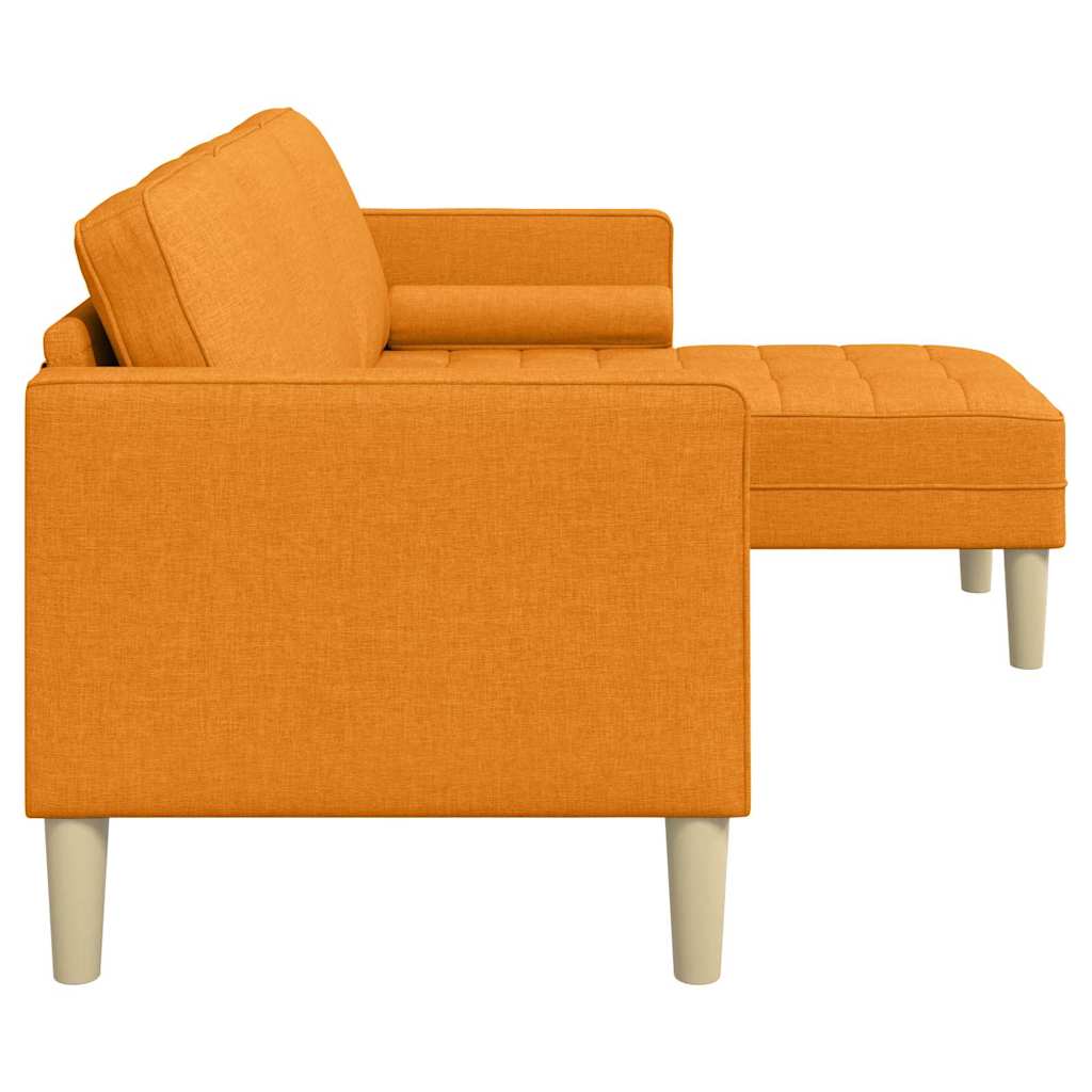 Ensemble de Canapés avec coussin Jaune foncé Polyester - XIOS