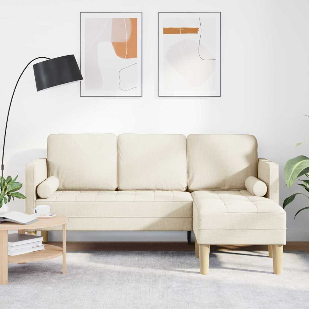 Ensemble de Canapés avec coussin Lin Polyester