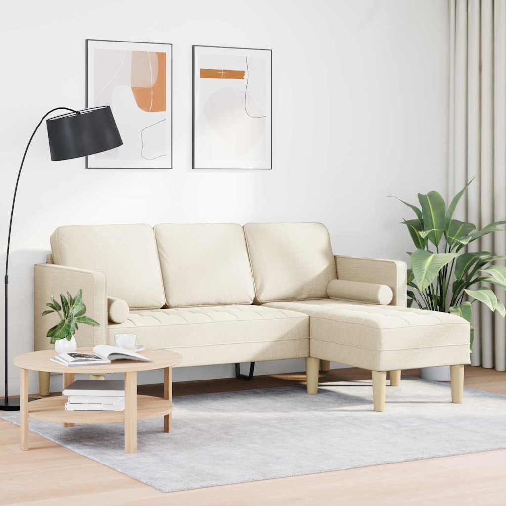 Ensemble de Canapés avec coussin Lin Polyester