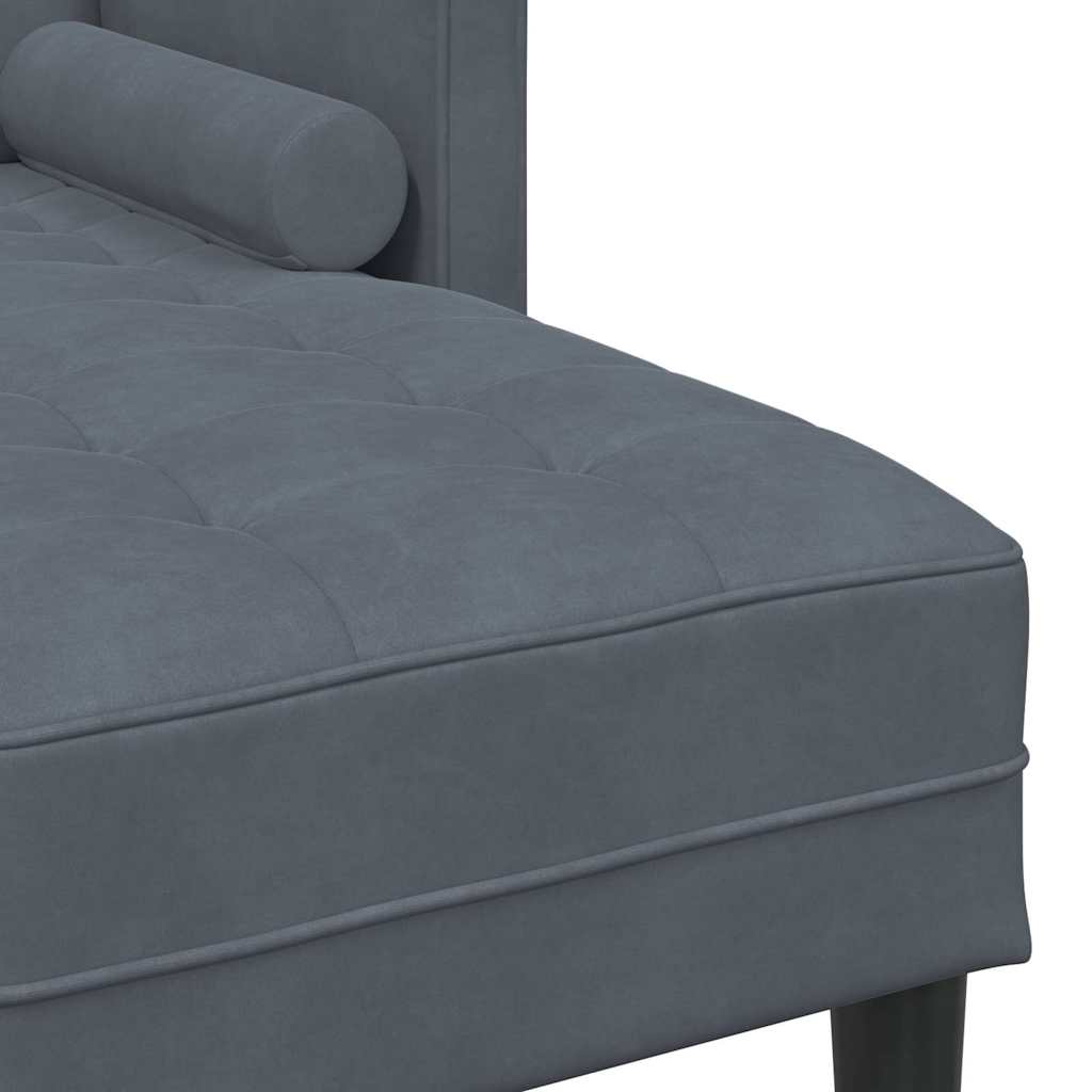 Ensemble de Canapés avec coussin Gris foncé Polyester - XIOS