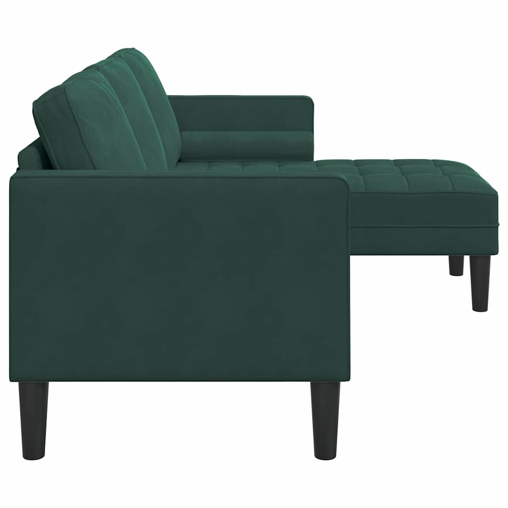 Ensemble de Canapés avec coussin Vert foncé Polyester - XIOS