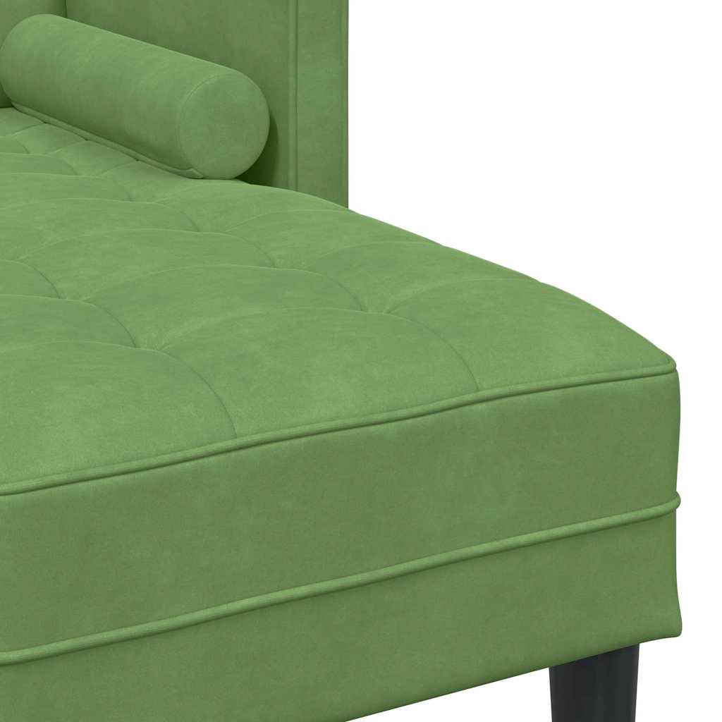 Ensemble de Canapés avec coussin Vert clair Polyester - XIOS