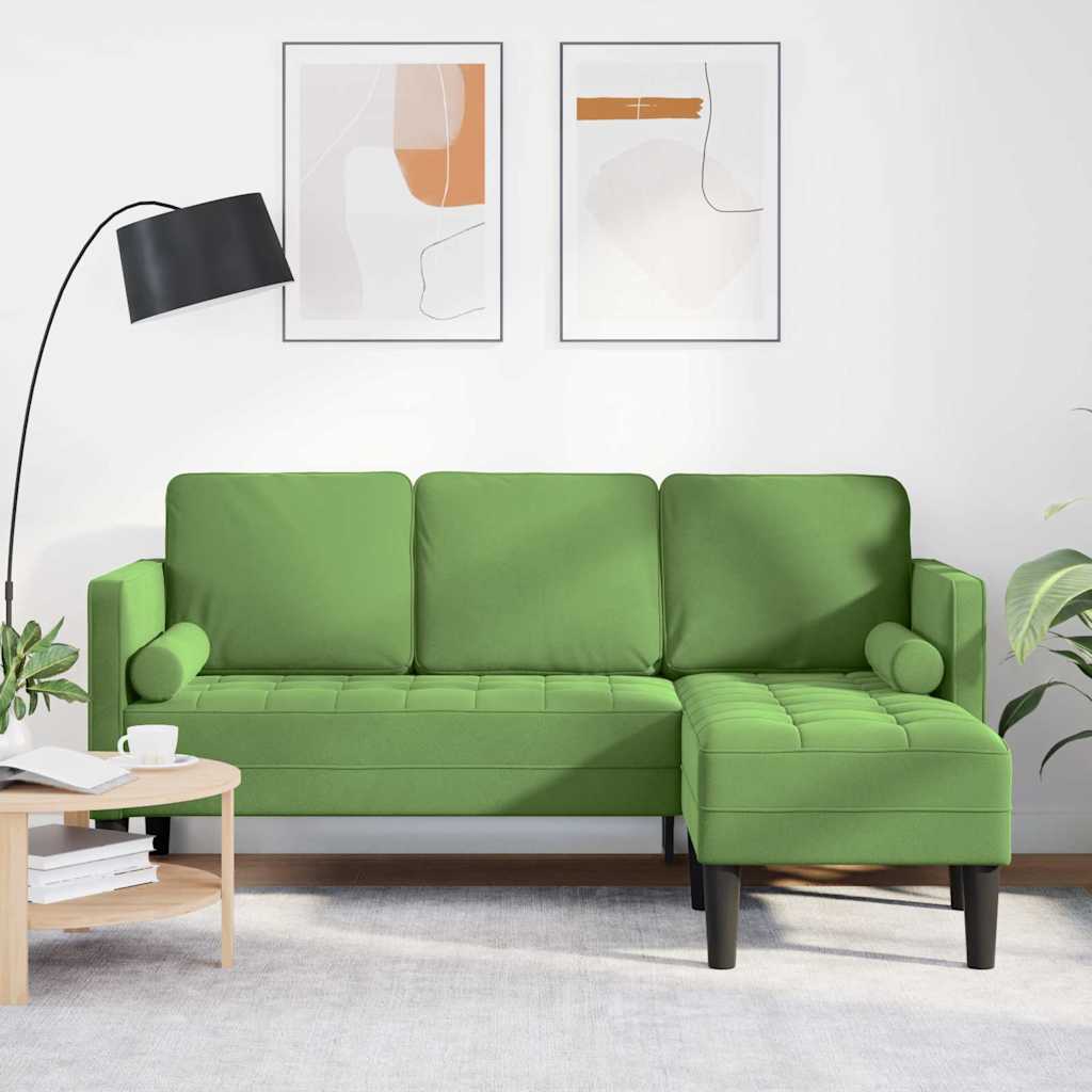 Ensemble de Canapés avec coussin Vert clair Polyester - XIOS