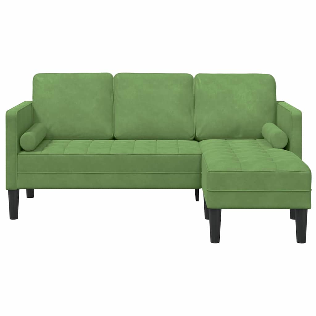 Ensemble de Canapés avec coussin Vert clair Polyester - XIOS