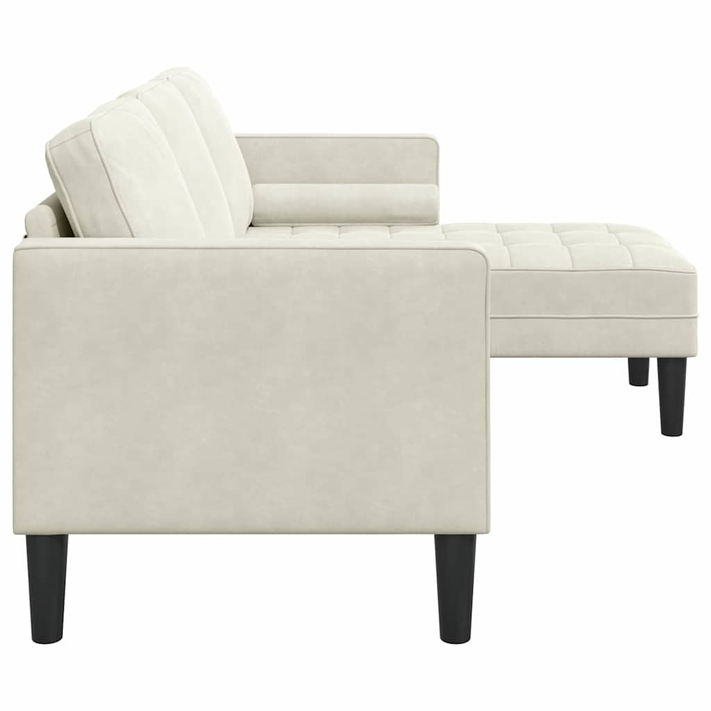 Ensemble de Canapés avec coussin Crème Polyester - XIOS