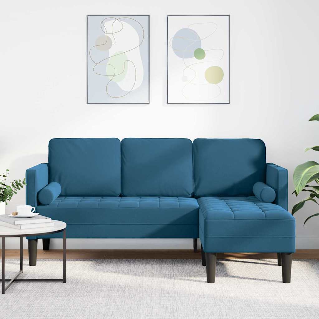 Ensemble de Canapés avec coussin Bleu Polyester - XIOS
