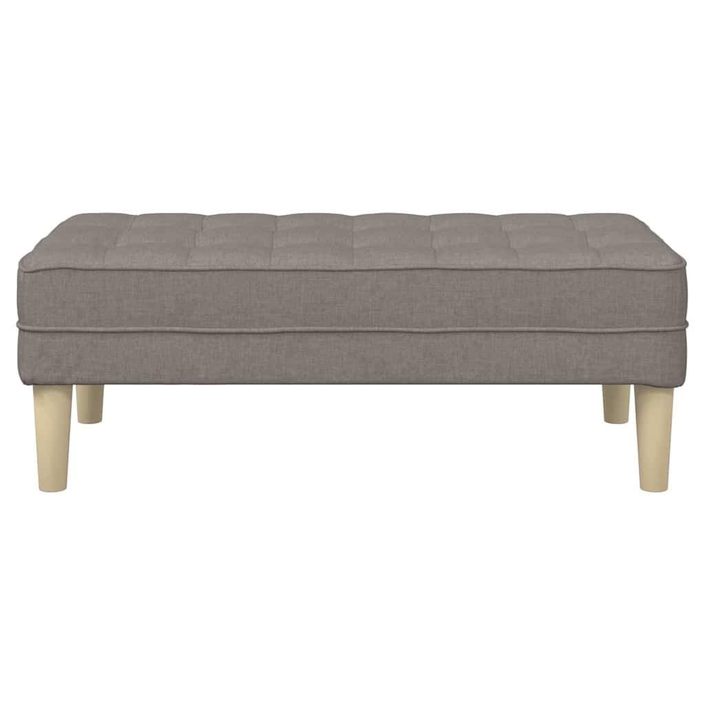 banc Taupe 113 x 57 x 39 cm tissu - XIOS