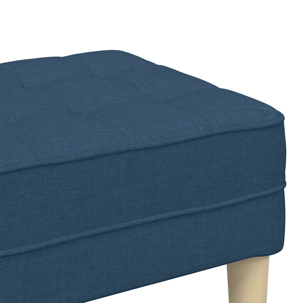 banc Bleu 113 x 57 x 39 cm tissu - XIOS