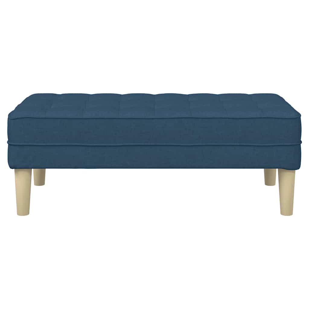 banc Bleu 113 x 57 x 39 cm tissu - XIOS