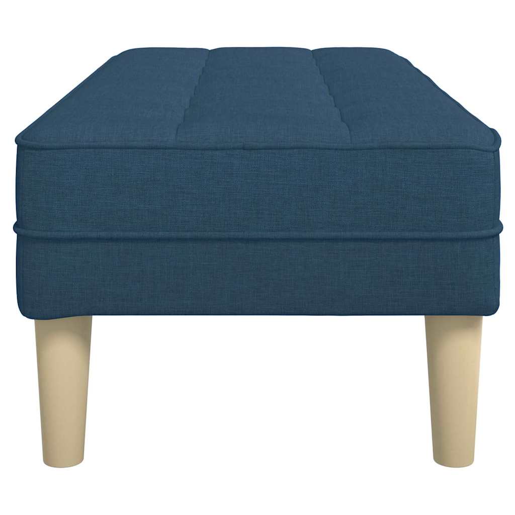 banc Bleu 113 x 57 x 39 cm tissu - XIOS