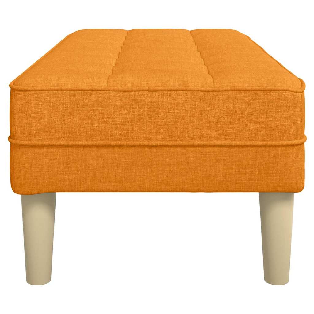 banc avec coussin Jaune foncé 113 x 57 x 39 cm tissu - XIOS