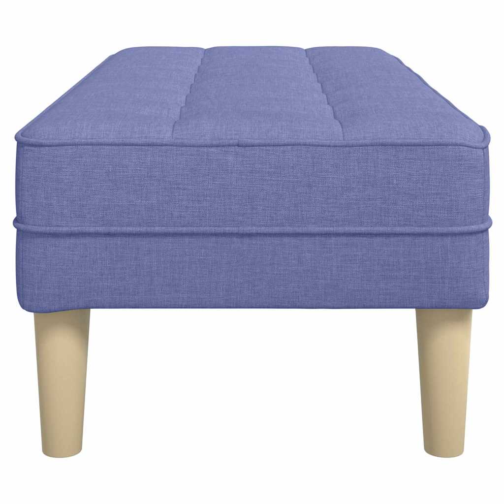 banc Bleu jean 113 x 57 x 39 cm tissu - XIOS