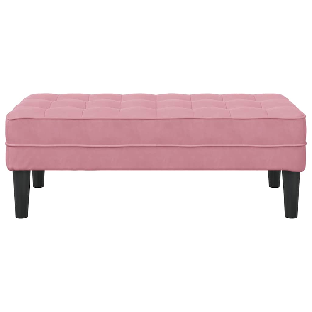 banc Rose 113 x 57 x 39 cm Velours - XIOS