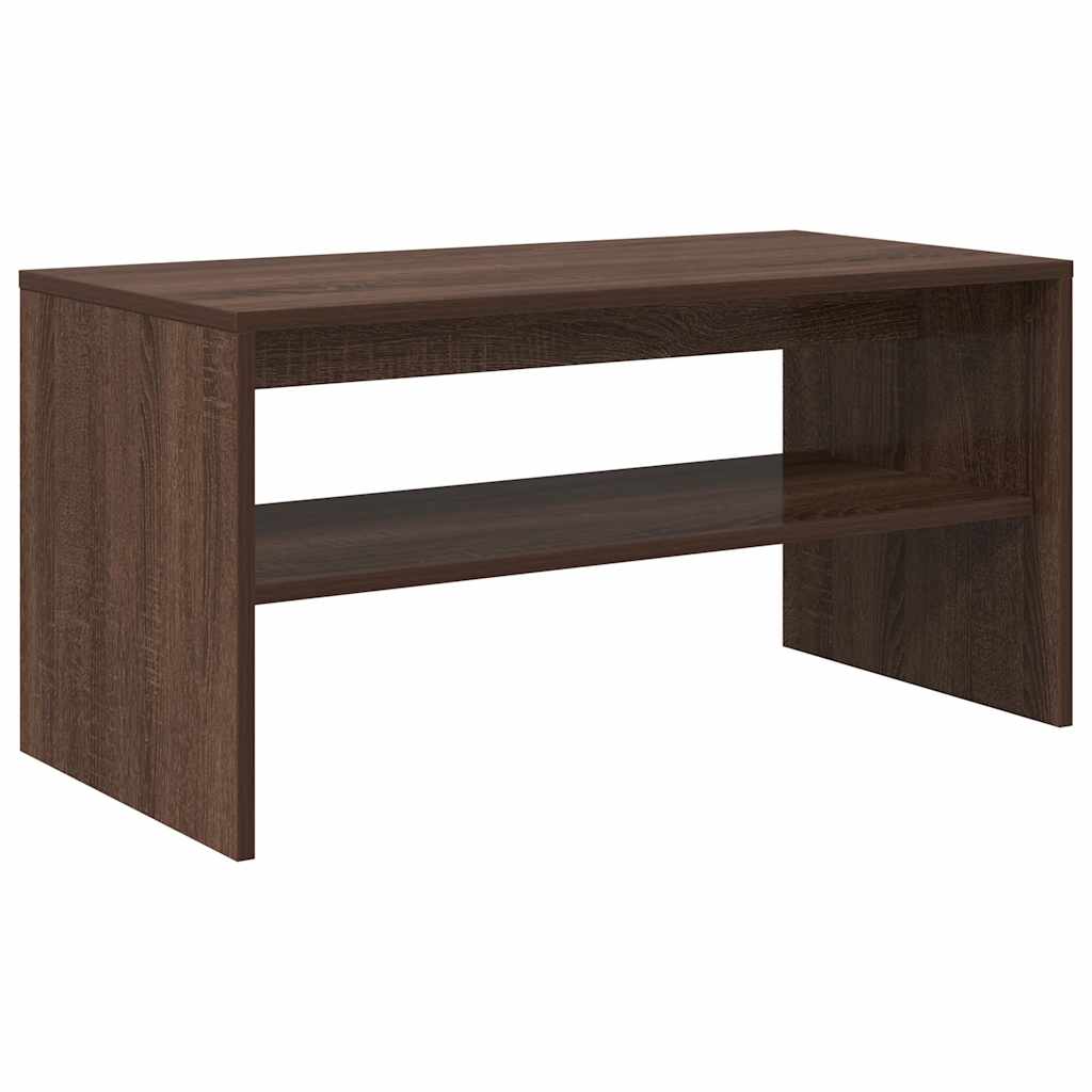 Meuble TV chêne marron 80x40x40 cm bois d'ingénierie - XIOS