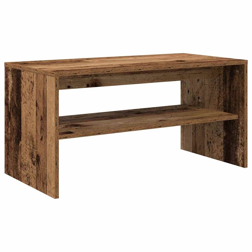 Meuble TV vieux bois 80x40x40 cm bois d'ingénierie - XIOS